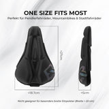 Fahrradsattel-Überzug – Ergonomischer Sattelbezug mit Memory-Foam & 3D-geformter Polsterung