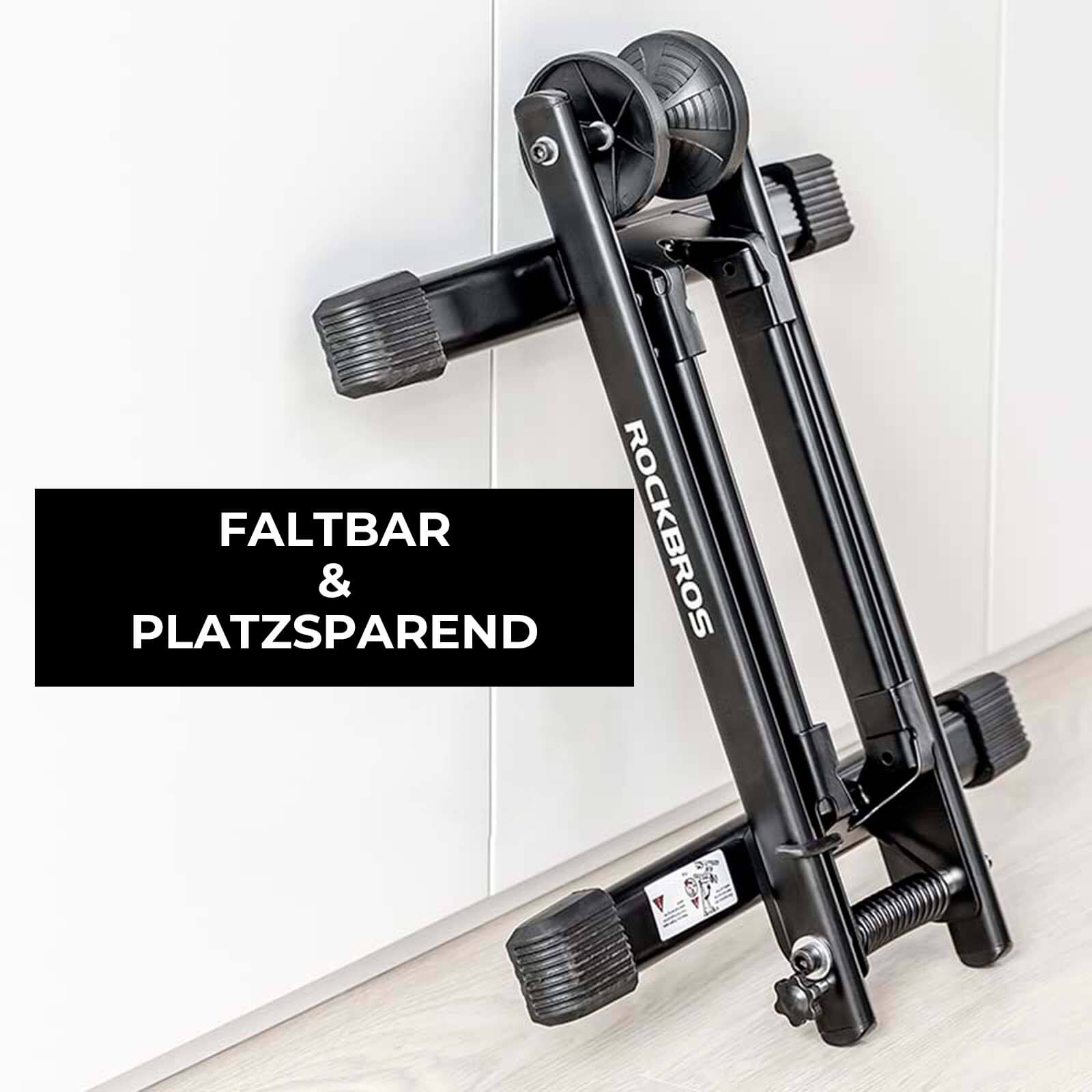 ROCKBROS Fahrradständer Fahrrad Faltbar aus Kohlenstoffstahl für 24-27,5”