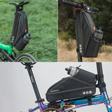 Fahrrad-Rahmentasche – Wasserdichte Dreieckstasche mit Flaschenfach, ca. 3L