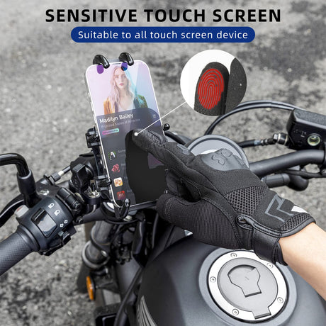 Fahrradhandschuhe mit Touchscreen-Funktion & Anti-Stoß-Schutz