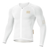 ROCKBROS Herren Langarm-Radtrikot – Atmungsaktiv & Reflektierend mit 3D-Schnitt