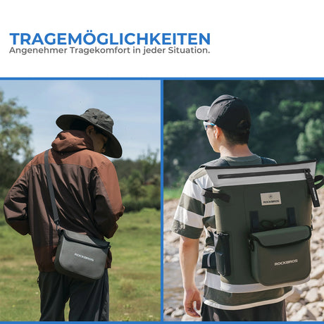 ROCKBROS Kühltasche 18 L – Thermo‑isoliert, 68 h Kühlung, für Picknick & Reise