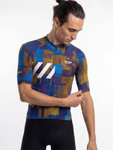 Herren-Radtrikot Terrain Blocks