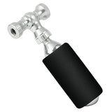 Mini-Fahrradpumpe mit CO₂-Adapter – Tragbar, Presta & Schrader Kompatibel, bis 80 PSI