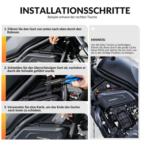 Motorradtasche wasserdichte 1,5L - ROCKBROS-EU