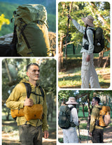 Qunature 25L Wanderrucksack – Atmungsaktiv mit abnehmbarer Tasche & Seitenzugang