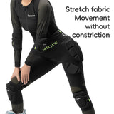 Qunature 3D H¨¹ftpolster Protektorenhose EVA Crash-Pad