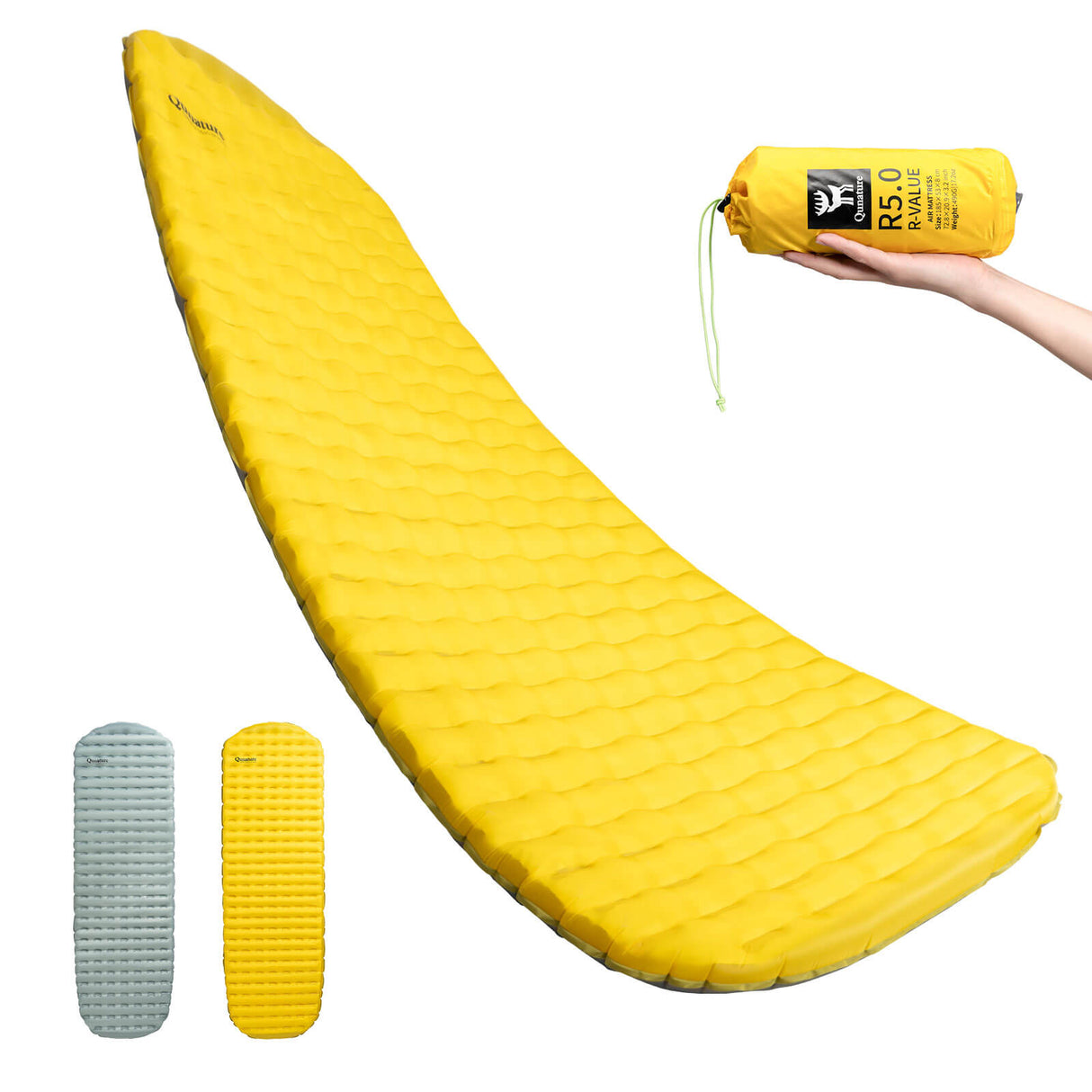 Qunature Aufblasbare Isomatte – Alljahreszeit-Isolierung für Outdoor-Camping
