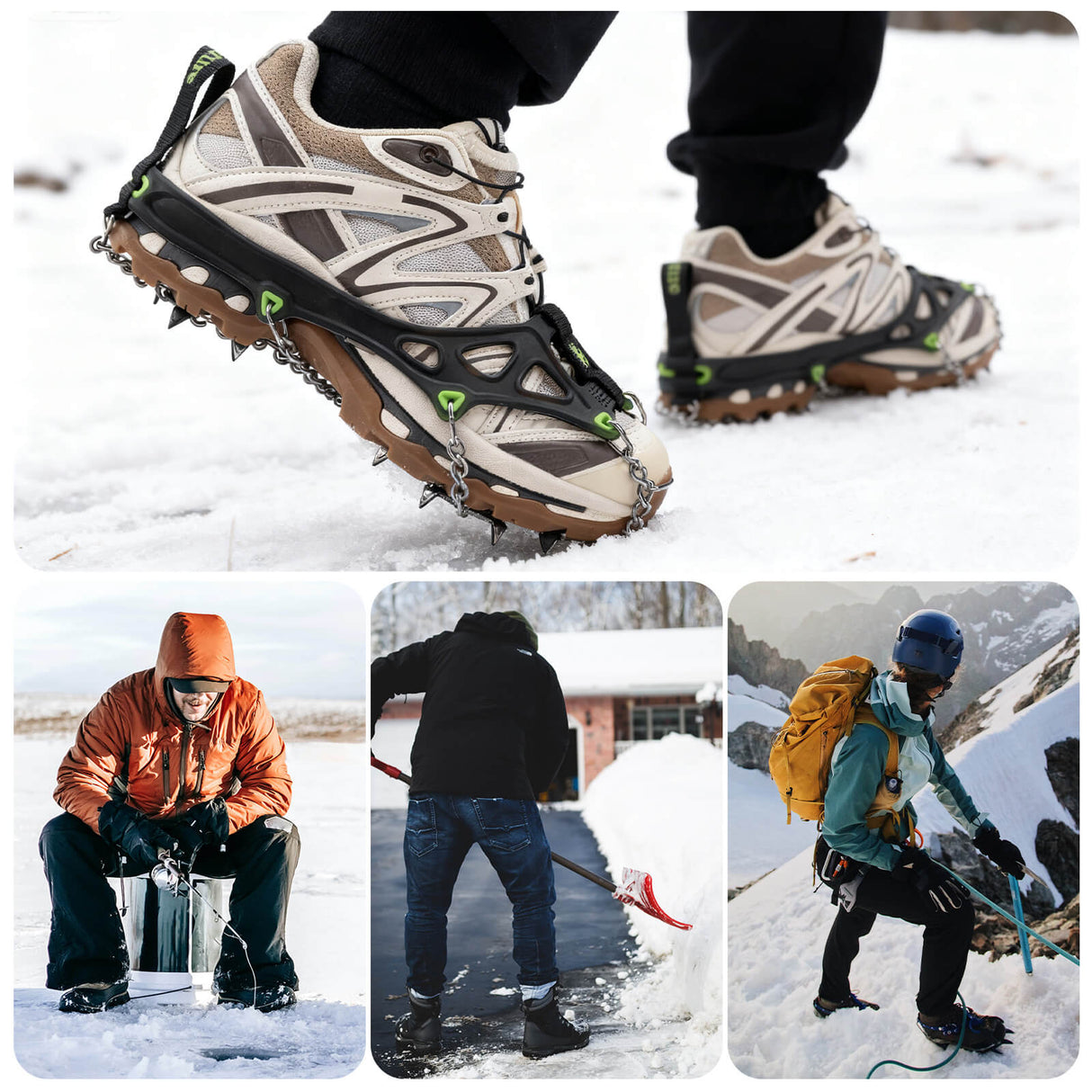 Qunature Leichtgewichtige Eispickel – Für Wander & Trekking