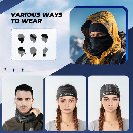 Multifunktionstuch Schlauchschal – Winter Halstuch Winddichter & Elastisch