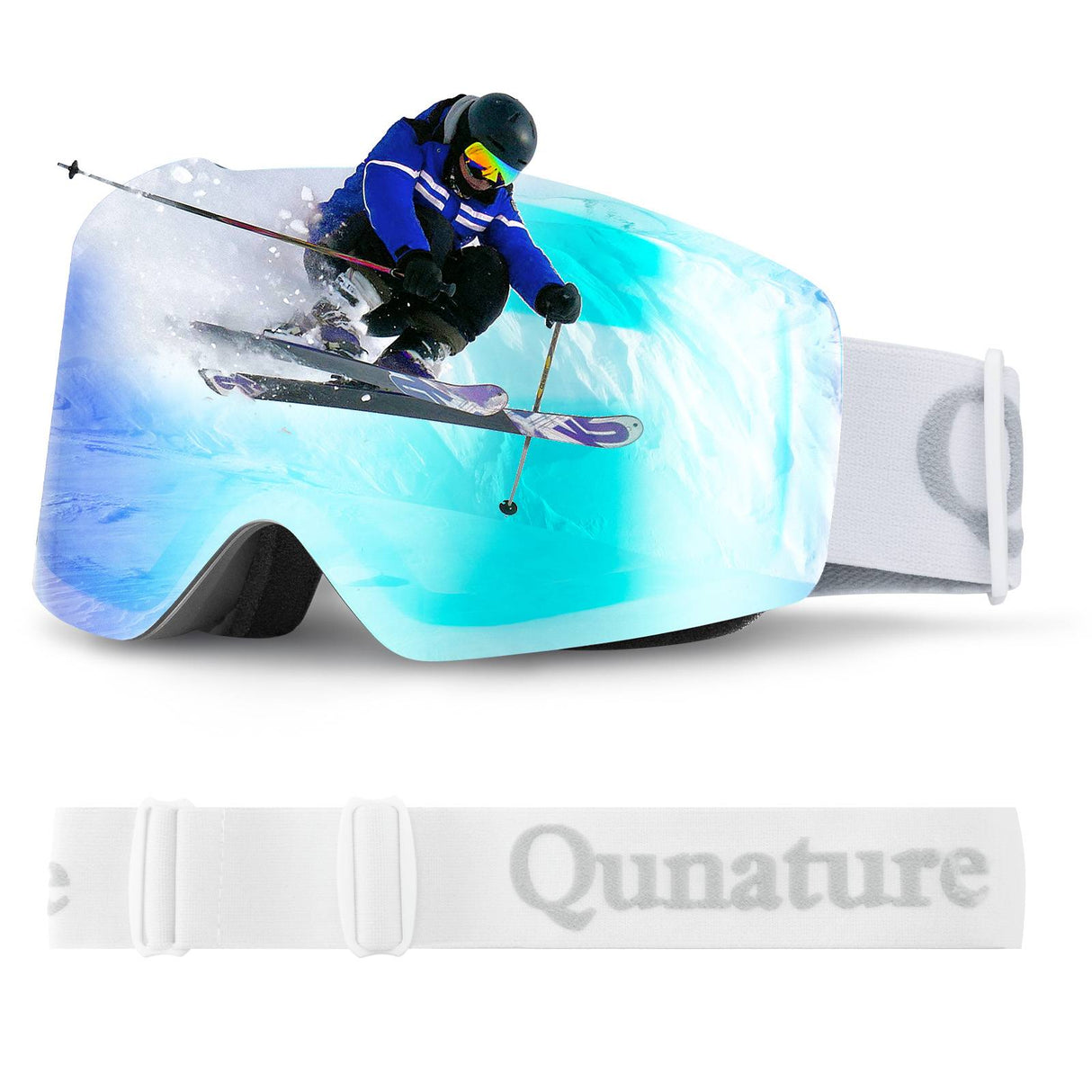 Qunature UV400 Antifog Skibrille - ROCKBROS-EU
