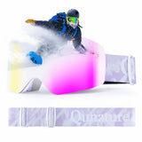 Qunature UV400 Antifog Rahmenlose Skibrille - ROCKBROS-EU