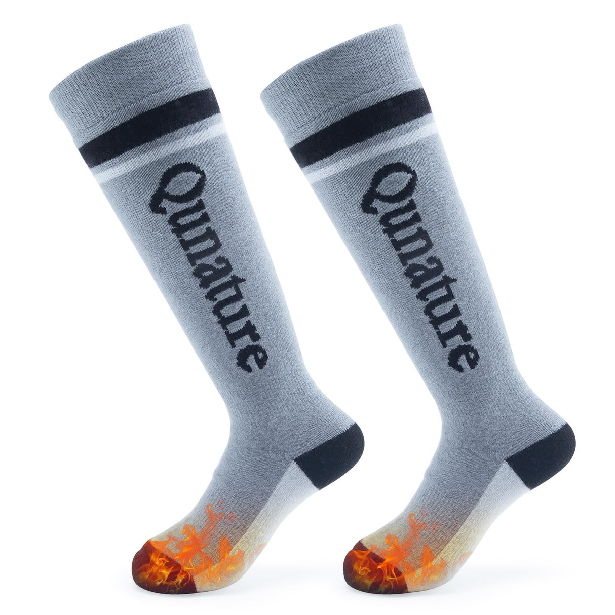Qunature Kinder-Skisocken – Thermosocken aus Merinowolle für den Wintersport