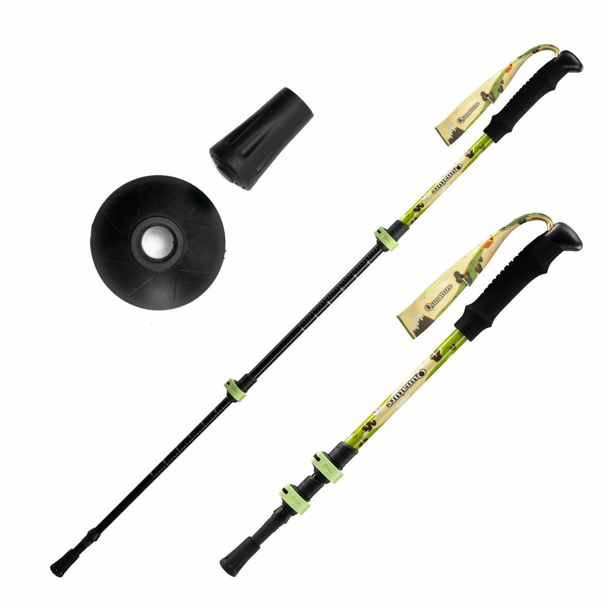 Qunature Kinder-Wanderstöcke – 51–100 cm verstellbar, Aluminium, 1  Stück