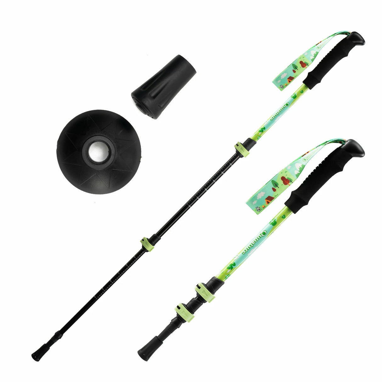 Qunature Kinder-Wanderstöcke – 51–100 cm verstellbar, Aluminium, 1  Stück