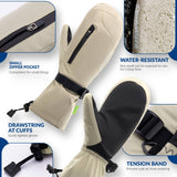 Qunature Winter Skihandschuhe f¨¹r Herren & Damen #Color_Kamel