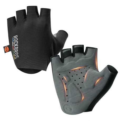 ROAD TO SKY Fahrradhandschuhe – Halbfinger, gepolstert, atmungsaktiv & rutschfest