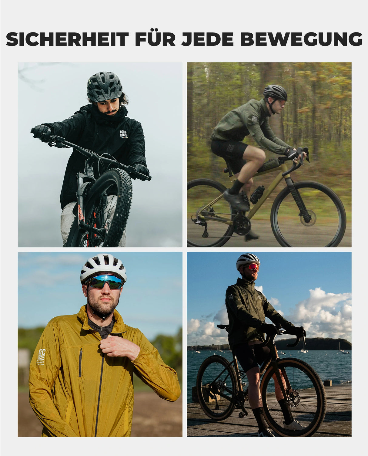 ROAD TO SKY Fahrradjacke Winter Winddicht Atmungsaktiv für MTB & Rennrad