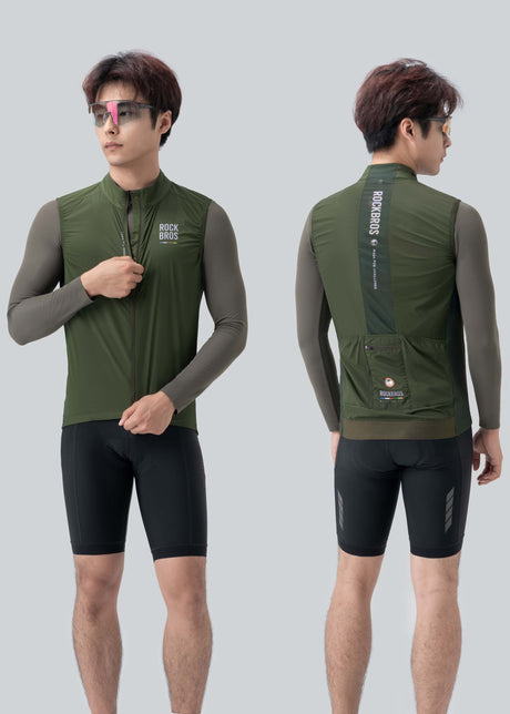 ROCKBROS Herren Ultra‑Leichtweste – Road to Sky Edition