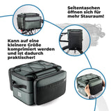 ROAD TO SKY Fahrrad Faltbare Gepäckträgertasche 15-30L Komprimierbar