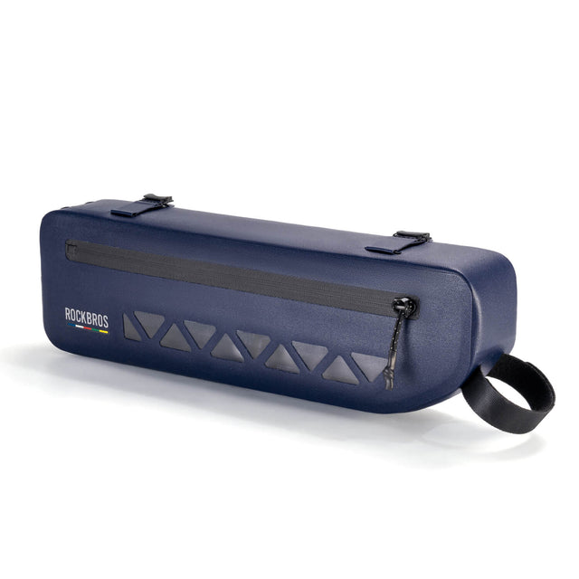 ROAD TO SKY Rahmentasche 100 % Wasserdicht 1,7 L-Blau