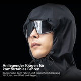 ROAD TO SKY Regenjacke faltbare Fahrradjacke Winddicht Unisex für MTB & Rennrad