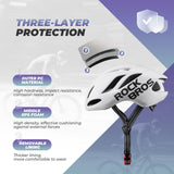 ROCKBROS Fahrradhelm – Einstellbar 58-62cm mit modernem Sicherheitsdesign