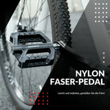 ROCKBROS Fahrradpedale 9/16 Zoll, Mountainbike Pedale aus Nylonfaser