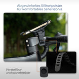 ROCKBROS Fahrrad Handyhalterung Stoßdämpfend Kratzfest für 4"-7" Handy