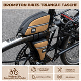 ROCKBROS Fahrradtasche Rahmentasche Dreiecktasche für Brompton 0,25/0,3L