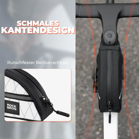 ROCKBROS Oberrohrtasche 0,8L Leicht für Klapprad Falträder 5 Farben