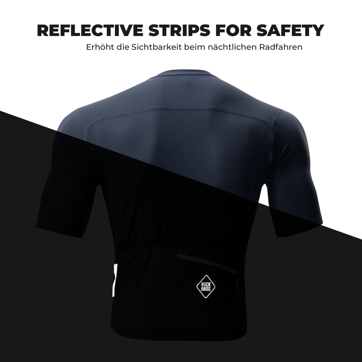 Herren Radtrikot Kurzarm – Atmungsaktiv & schnelltrocknendes Rennrad Trikot