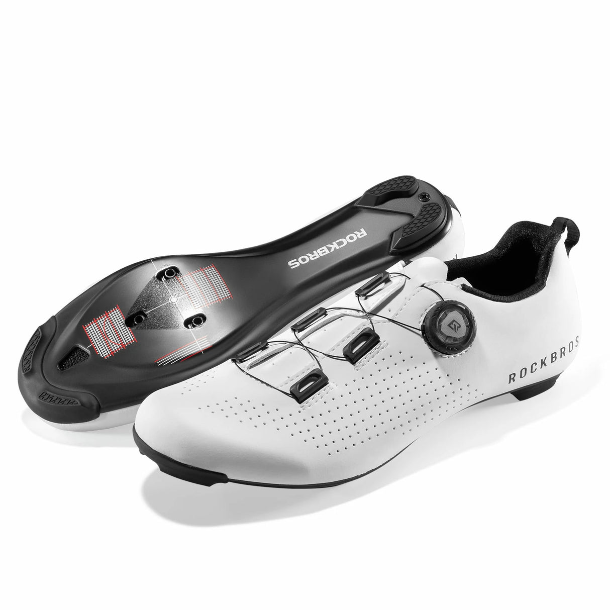 Rennrad-Fahrradschuhe – Carbonsohle T500, Klickschuhe mit Drehverschluss