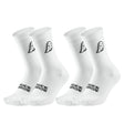 Rennrad‑Socken – Atmungsaktiv mit verstärkter Ferse, 2 Paar