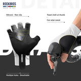 Road To Sky Fahrradhandschuhe – Fingerlose, Atmungsaktive & Reflektierende