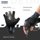 Road To Sky Fahrradhandschuhe – Fingerlose, Atmungsaktive & Reflektierende