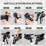 ROCKBROS Satteltasche Wasserabweisend Kompakt aus Tyvek® 0.2L