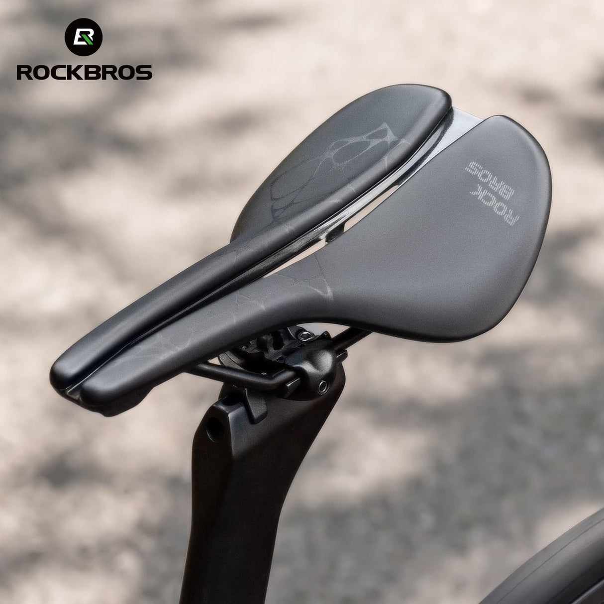 ROCKBROS Sport-Fahrradsattel mit ergonomischem Design und Cr-Mo-Gestell