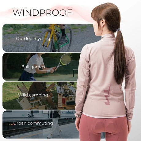 TVI Fahrradjacke Damen – Atmungsaktiv, leicht & winddicht