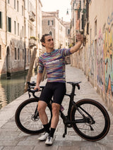 Herren-Radtrikot Retro Signal