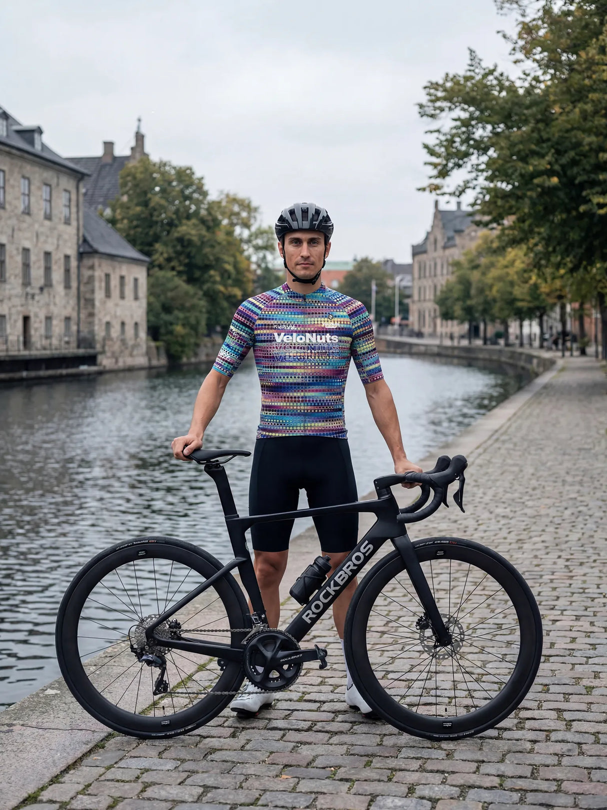 Herren-Radtrikot Retro Signal