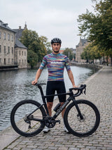 Herren-Radtrikot Retro Signal