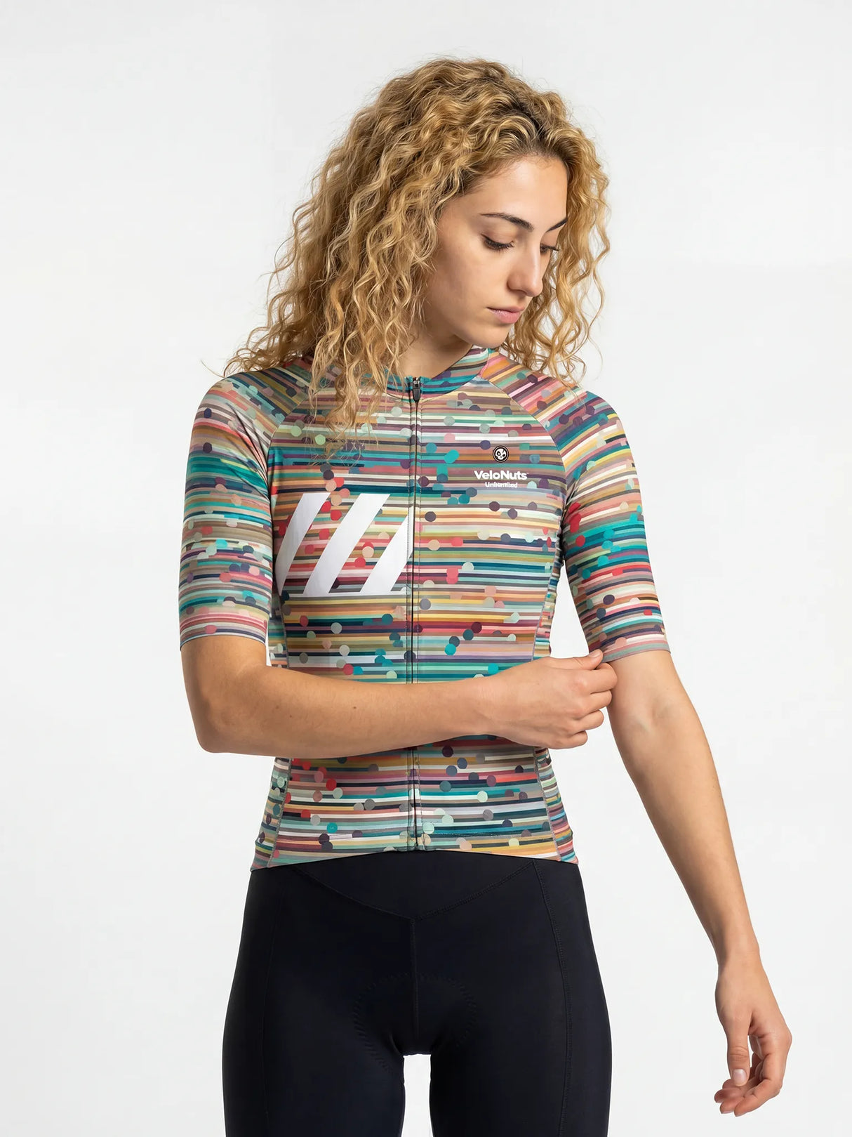 Damen-Radtrikot Retro Signal