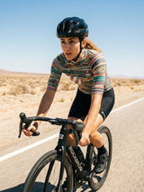Damen-Radtrikot Retro Signal
