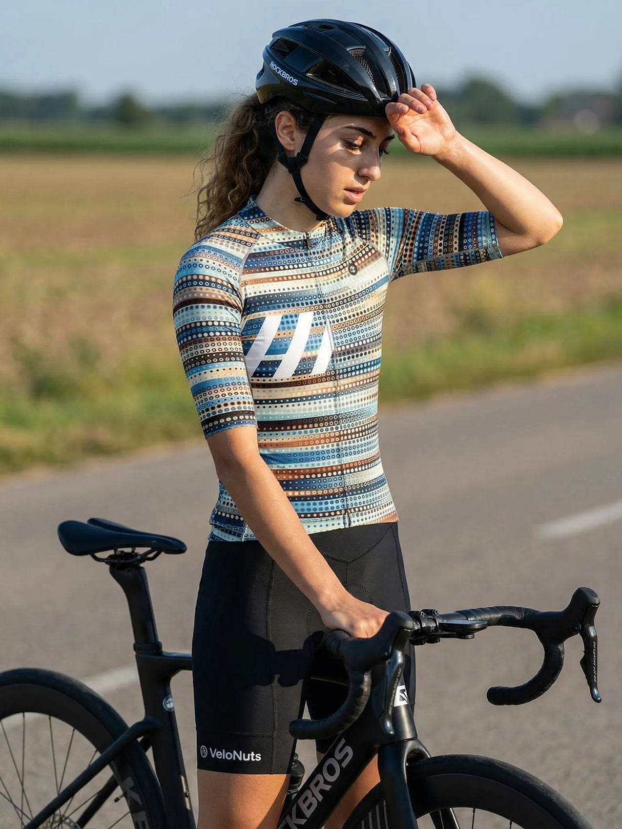 Damen-Radtrikot Retro Signal