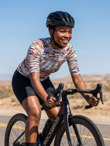 Damen-Radtrikot Pixel Riot