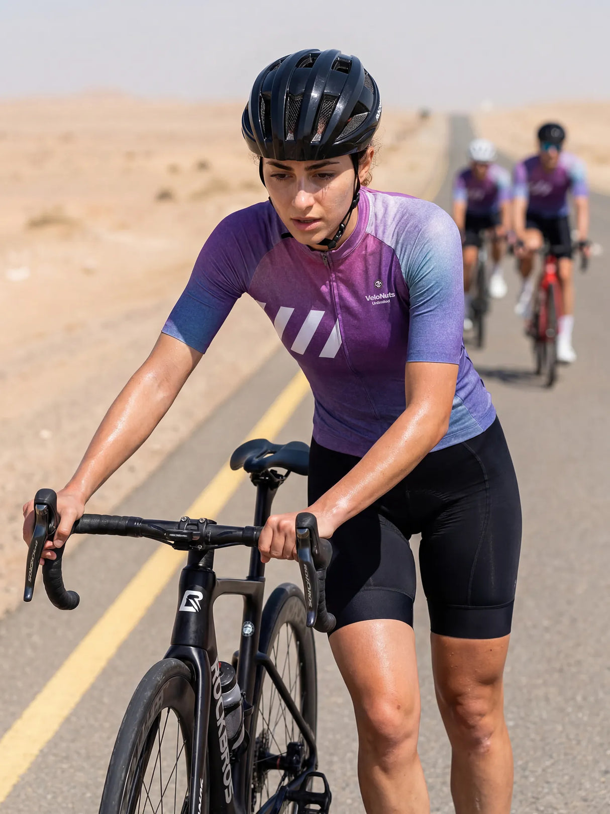 Damen-Radtrikot Aura Fade