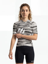 Damen-Radtrikot Pixel Riot