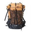 qunature misty 30l hiking backpack in orange color, front view