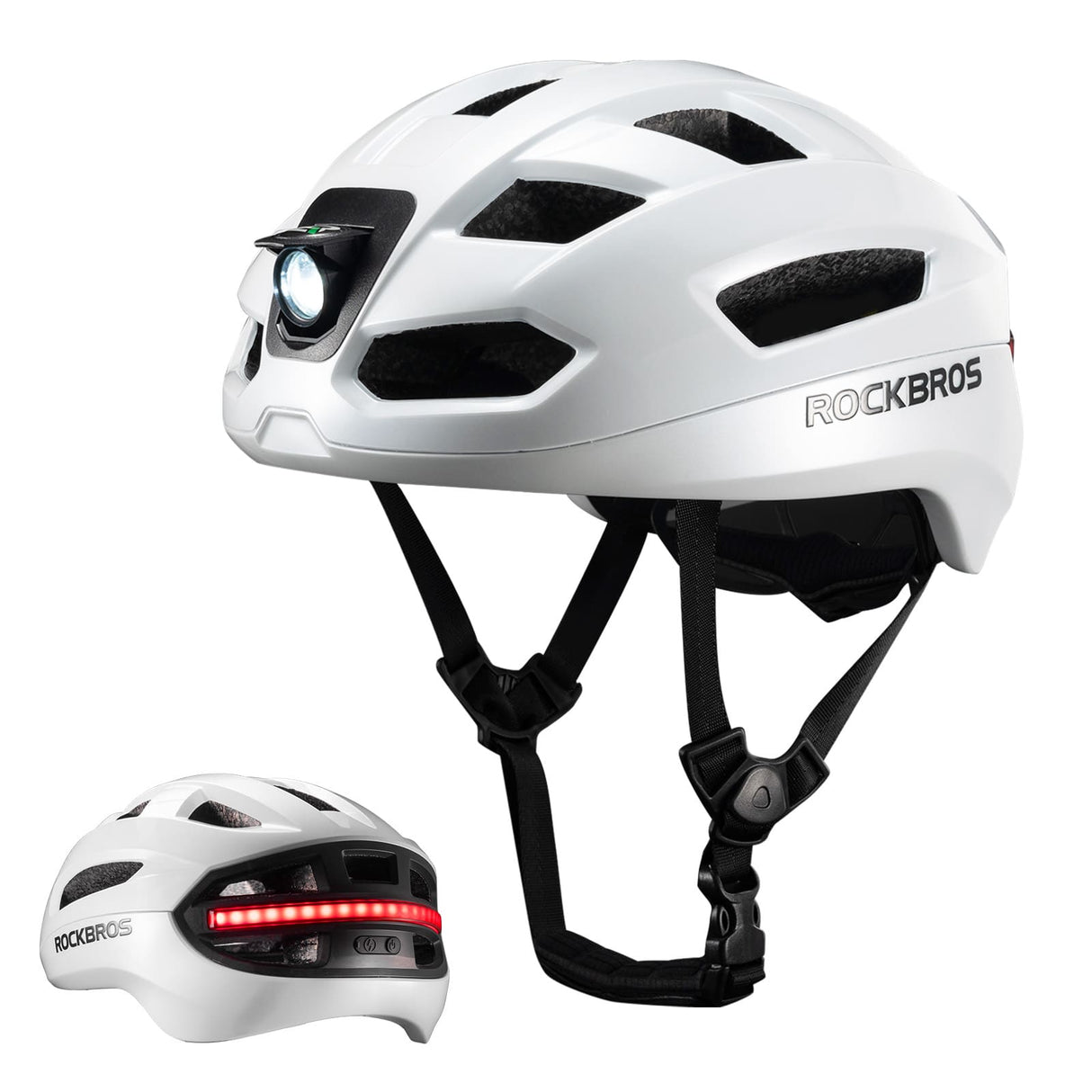 Smart Fahrradhelm mit Licht - ROCKBROS-EU